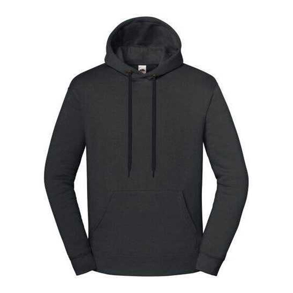 Light Graphite - Front - Fruit of the Loom Unisex Adult Iconic Premium Hoodie