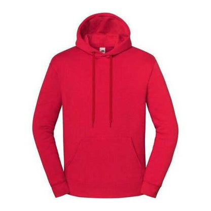Red - Front - Fruit of the Loom Unisex Adult Iconic Premium Hoodie