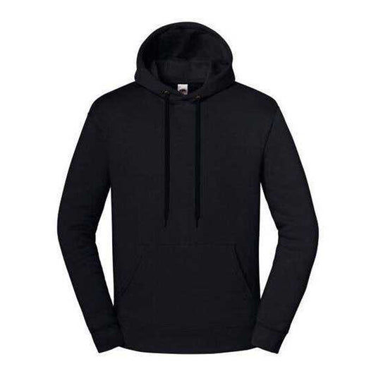 Black - Front - Fruit of the Loom Unisex Adult Iconic Premium Hoodie