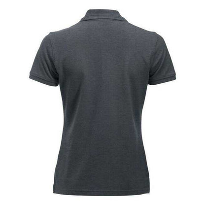 Anthracite Melange - Back - Clique Womens-Ladies Manhattan Polo Shirt