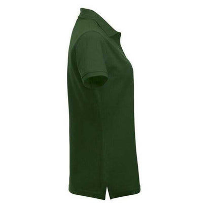 Bottle Green - Lifestyle - Clique Womens-Ladies Manhattan Polo Shirt