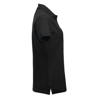 Black - Lifestyle - Clique Womens-Ladies Manhattan Polo Shirt