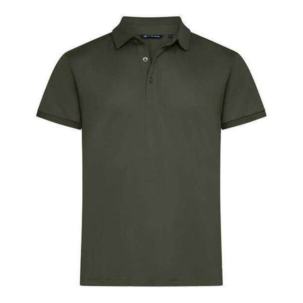 Ivy Green - Front - Cutter & Buck Mens Virtue Polo Shirt