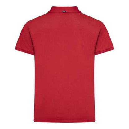 Red - Back - Cutter & Buck Mens Virtue Polo Shirt