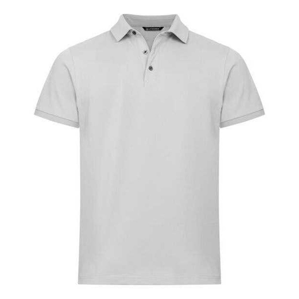 Silver - Front - Cutter & Buck Mens Virtue Polo Shirt