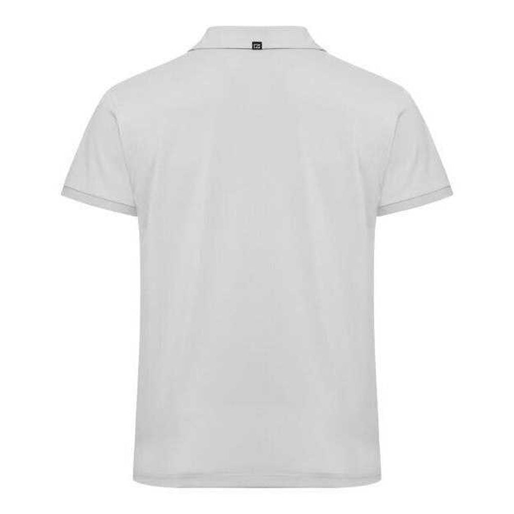 Silver - Back - Cutter & Buck Mens Virtue Polo Shirt