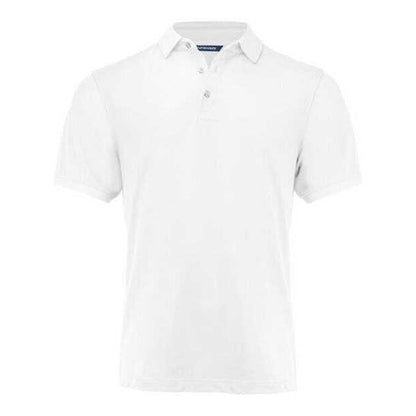 White - Front - Cutter & Buck Mens Virtue Polo Shirt