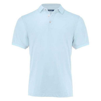 Heaven Blue - Front - Cutter & Buck Mens Virtue Polo Shirt