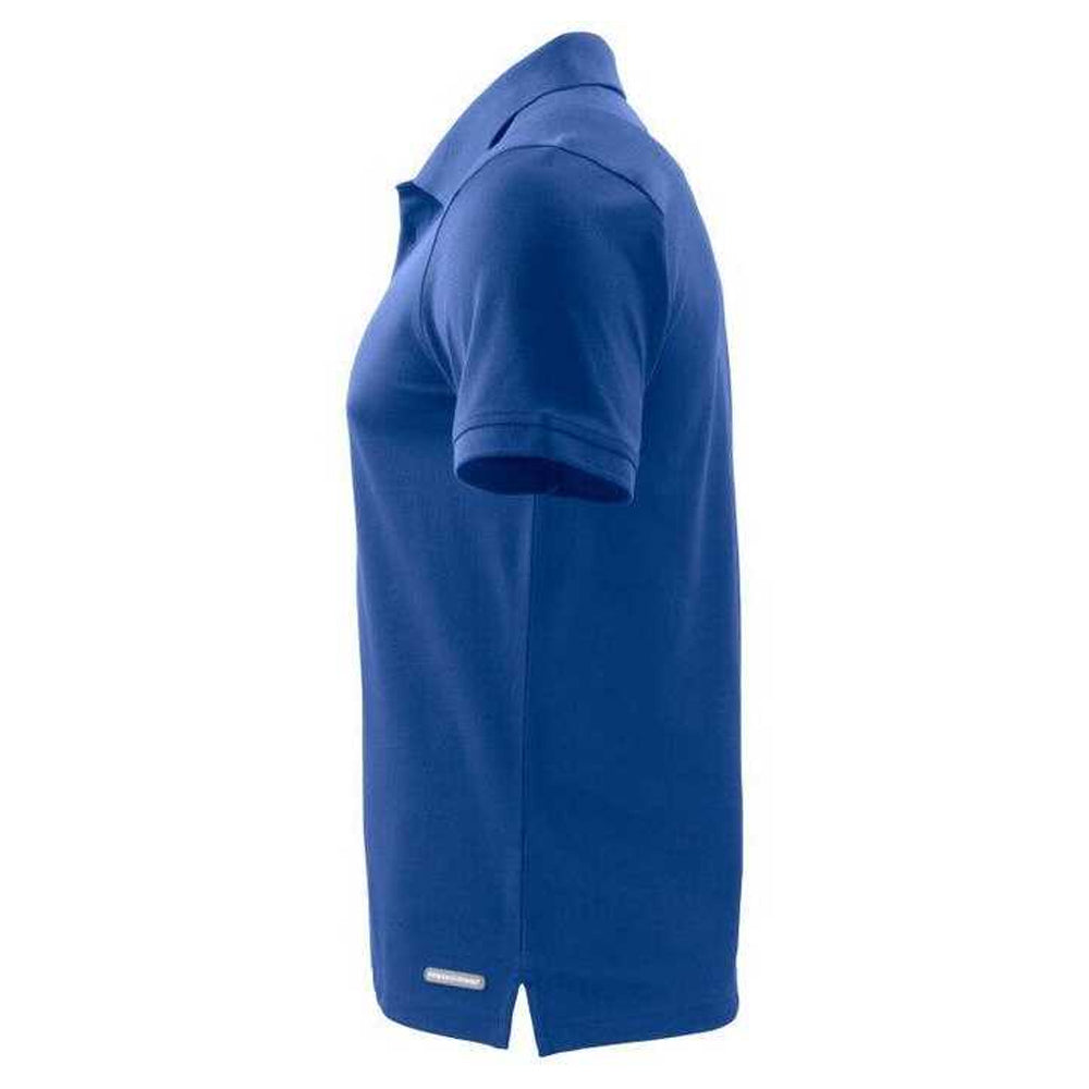 Blue - Side - Cutter & Buck Mens Advantage Polo Shirt