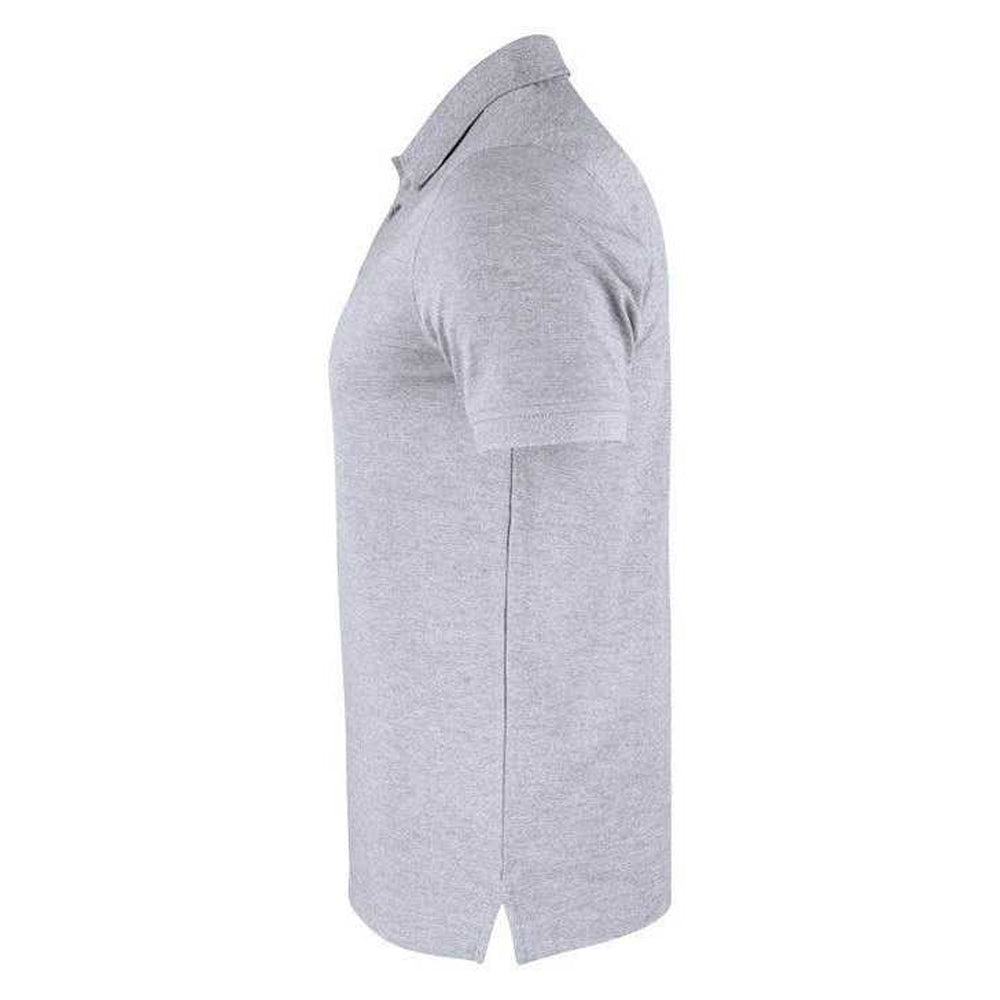 Grey Melange - Side - Cutter & Buck Mens Advantage Polo Shirt