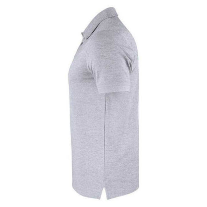Grey Melange - Side - Cutter & Buck Mens Advantage Polo Shirt