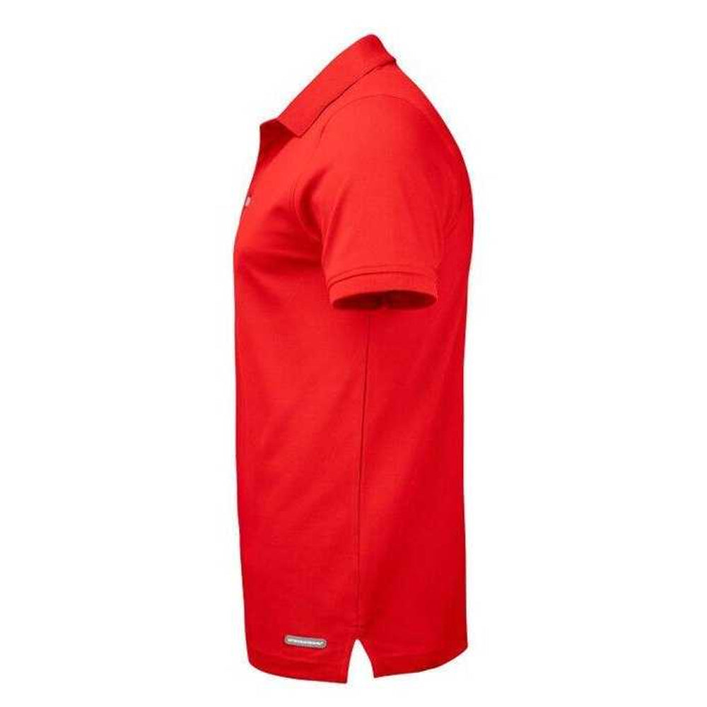 Red - Side - Cutter & Buck Mens Advantage Polo Shirt