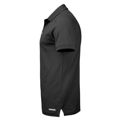 Black - Side - Cutter & Buck Mens Advantage Polo Shirt