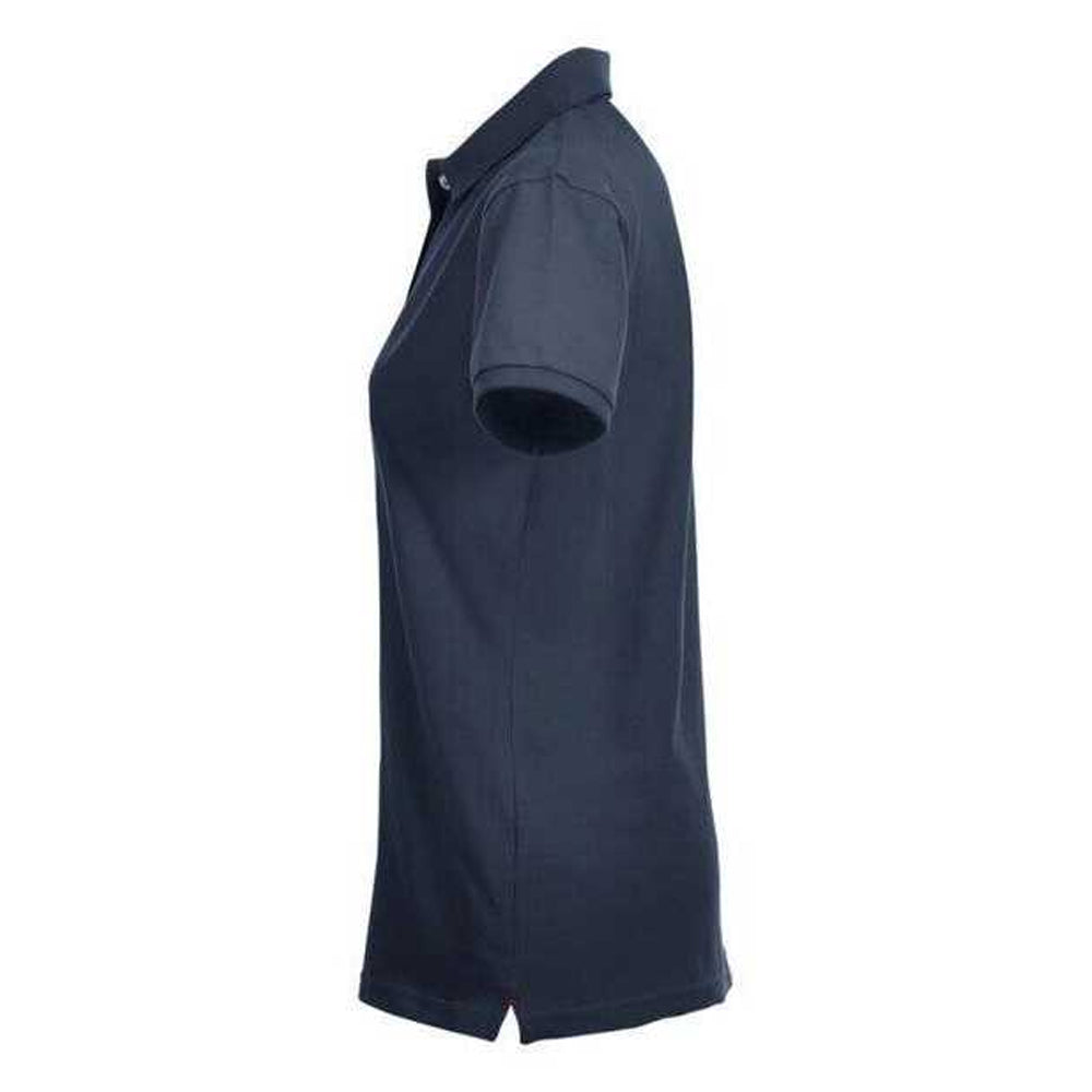 Dark Navy - Side - Clique Womens-Ladies Premium Stretch Polo Shirt