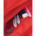 Bright Red - Side - Quadra Junior Book Bag With Strap