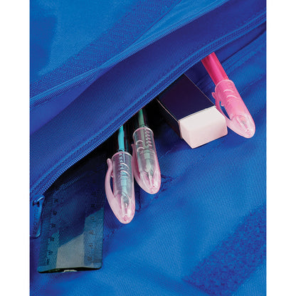 Bright Royal - Side - Quadra Junior Book Bag With Strap