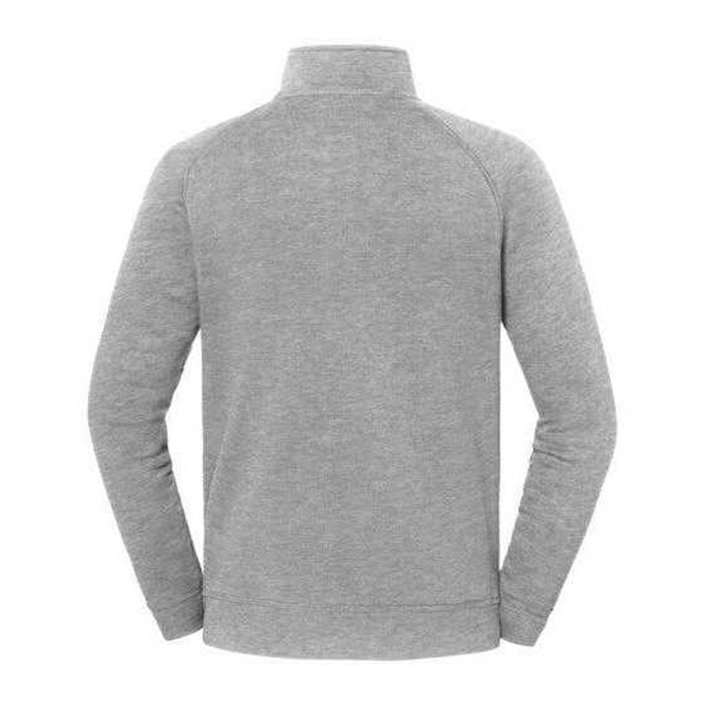 Athletic Heather - Back - Fruit of the Loom Mens Iconic Premium Classic Raglan Sweat Jacket