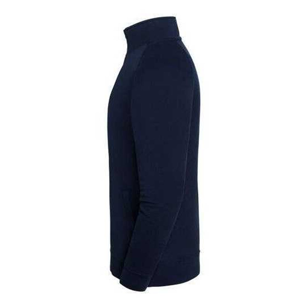 Deep Navy - Side - Fruit of the Loom Mens Iconic Premium Classic Raglan Sweat Jacket