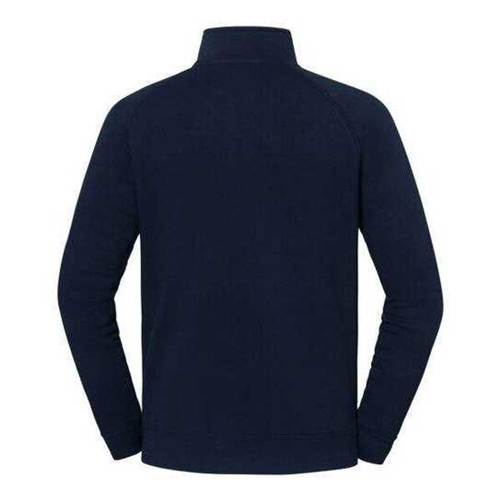 Deep Navy - Back - Fruit of the Loom Mens Iconic Premium Classic Raglan Sweat Jacket