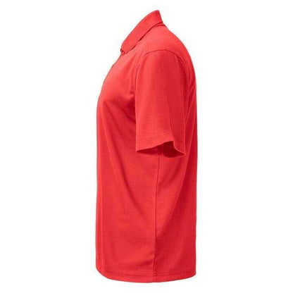 Red - Side - Projob Mens Prio 2040 Pique Polo Shirt