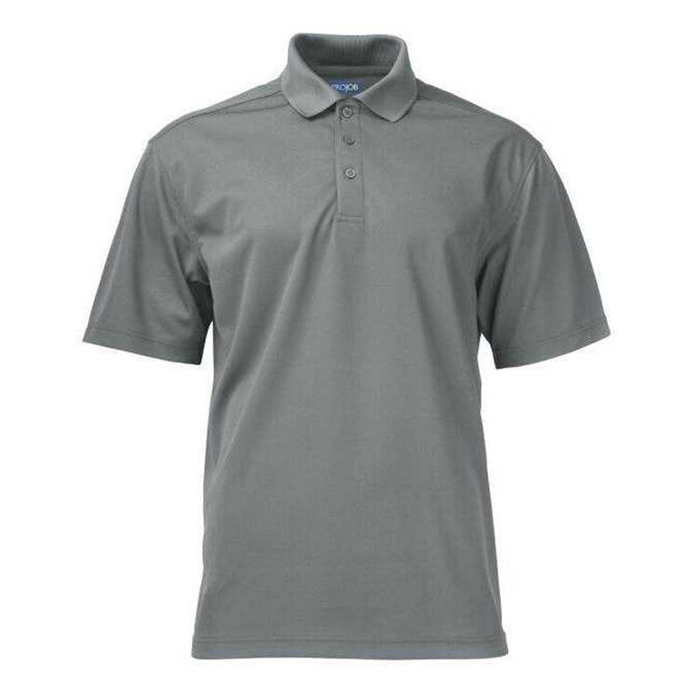 Stone - Front - Projob Mens Prio 2040 Pique Polo Shirt