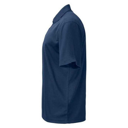 Navy - Side - Projob Mens Prio 2040 Pique Polo Shirt