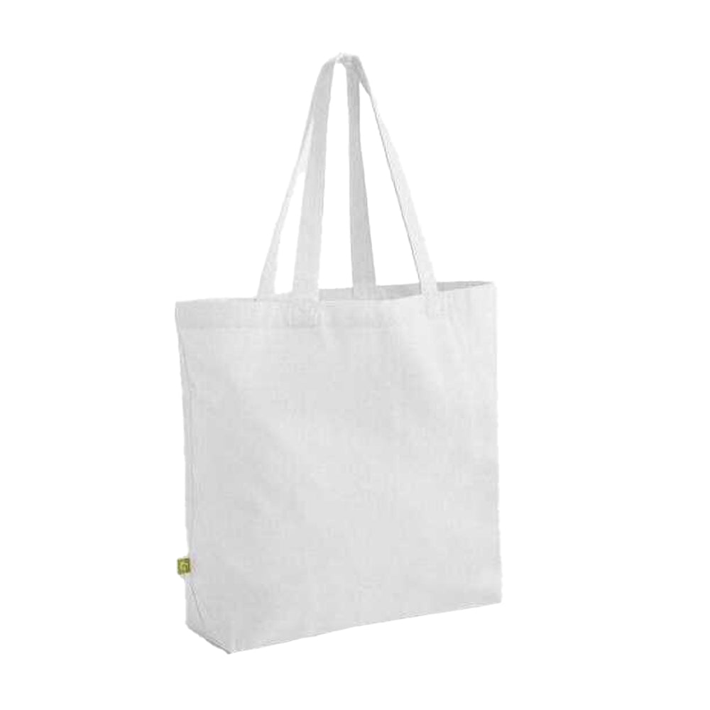 White - Front - Westford Mill EarthAware Organic Cotton Tote Bag