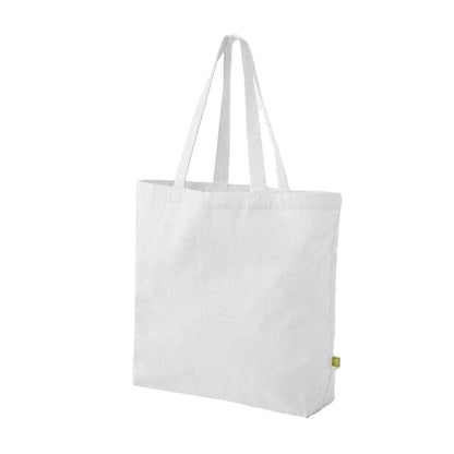 White - Back - Westford Mill EarthAware Organic Cotton Tote Bag