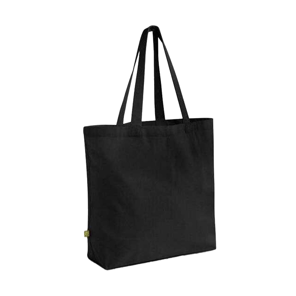 Black - Front - Westford Mill EarthAware Organic Cotton Tote Bag