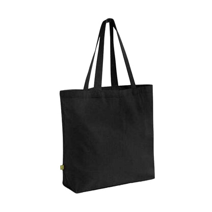 Black - Front - Westford Mill EarthAware Organic Cotton Tote Bag