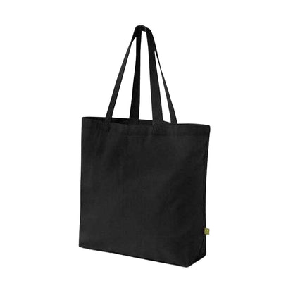 Black - Back - Westford Mill EarthAware Organic Cotton Tote Bag