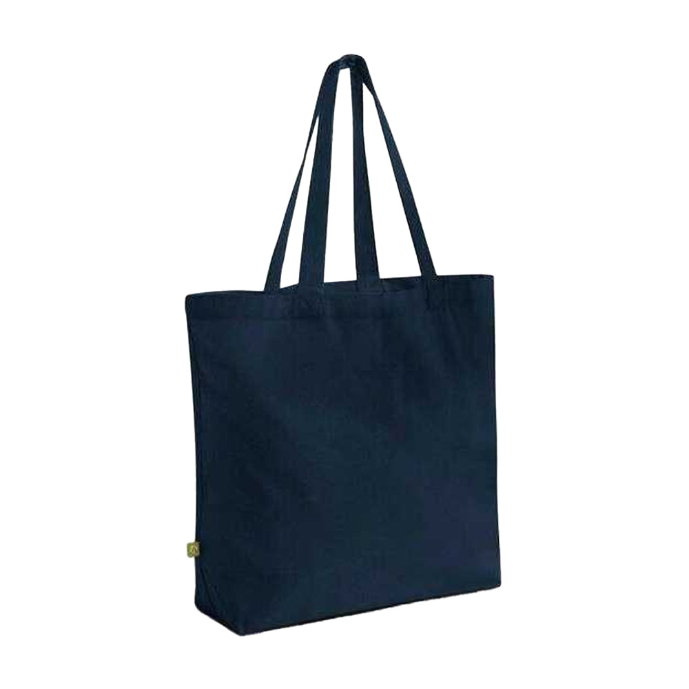 French Navy - Front - Westford Mill EarthAware Organic Cotton Tote Bag