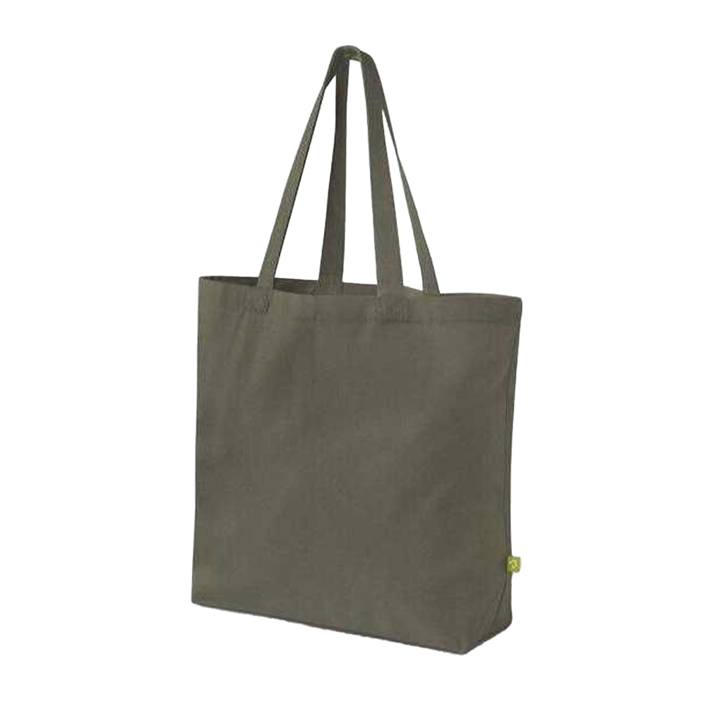 Olive Green - Back - Westford Mill EarthAware Organic Cotton Tote Bag