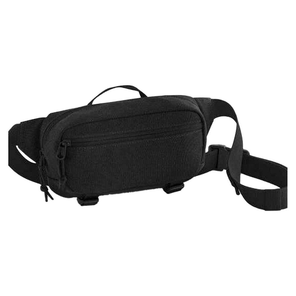 Black - Front - Bagbase Unisex Adult Ramble Waist Bag