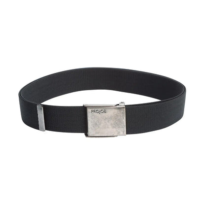 Black - Front - Projob Mens 9001 Stretch Belt