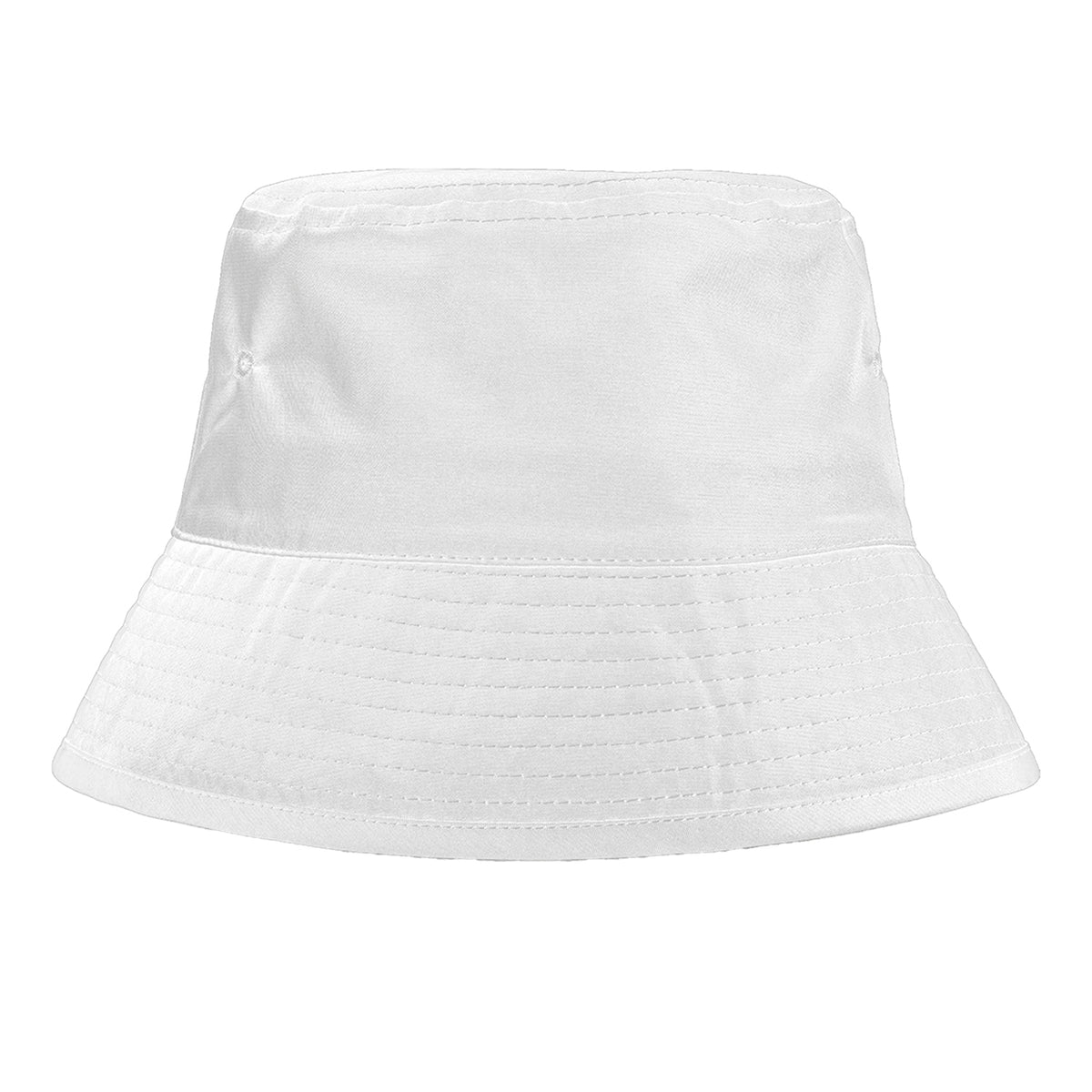White - Front - Result Core Unisex Adult Bound Edge Recycled Bucket Hat