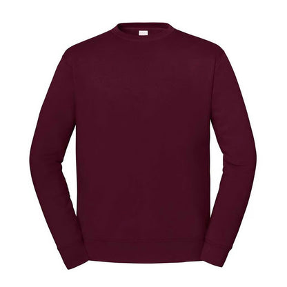 Burgundy - Front - Fruit of the Loom Mens Iconic Premium Sweatshirt