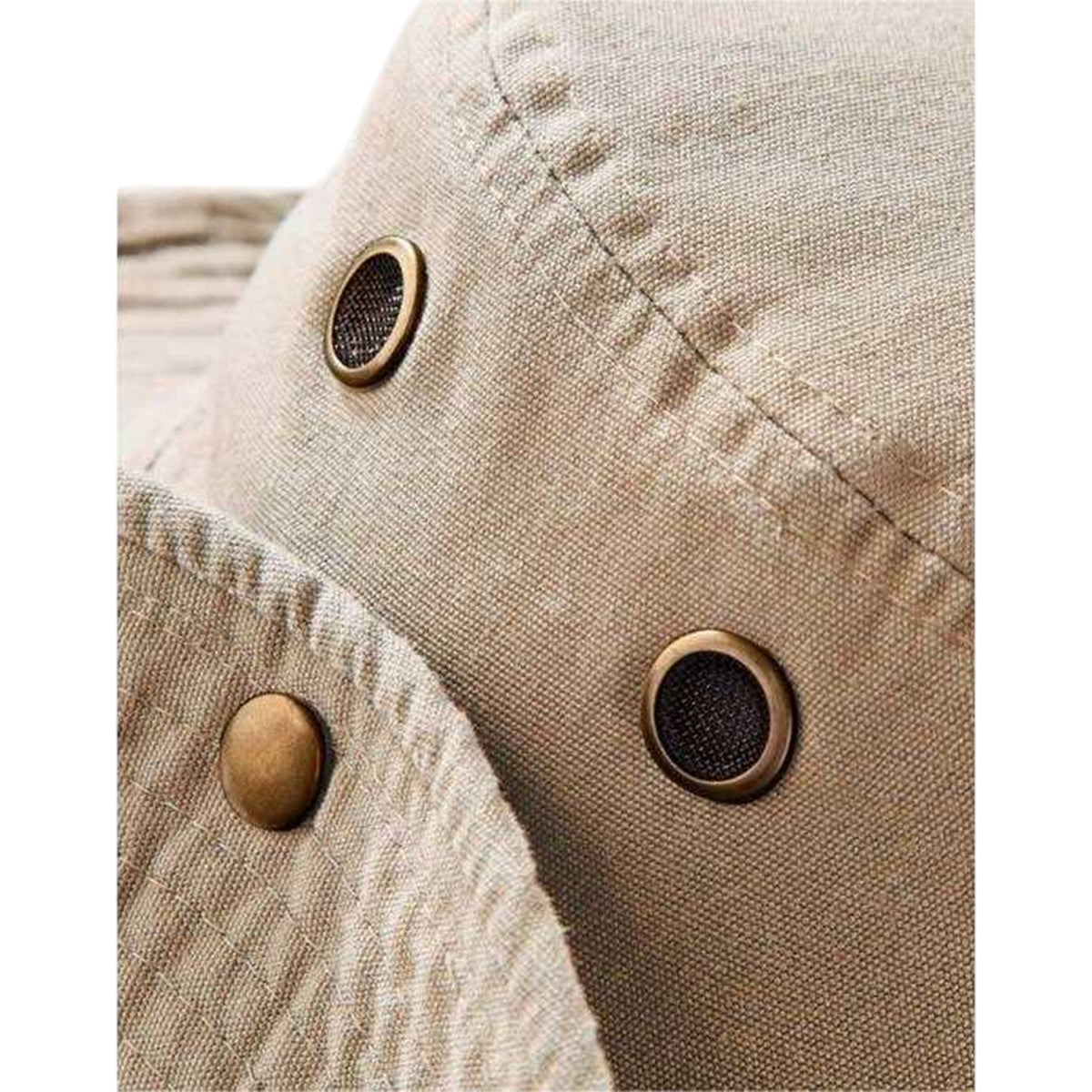 Pebble - Back - Beechfield Unisex Adult Outback Canvas Sun Hat