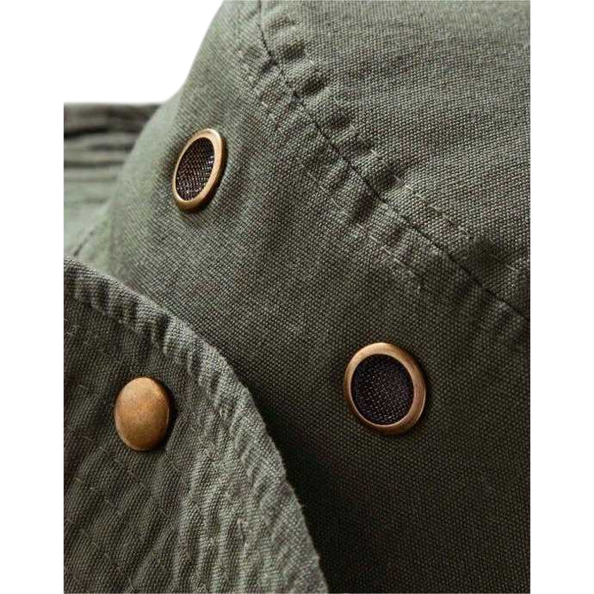 Olive Green - Back - Beechfield Unisex Adult Outback Canvas Sun Hat