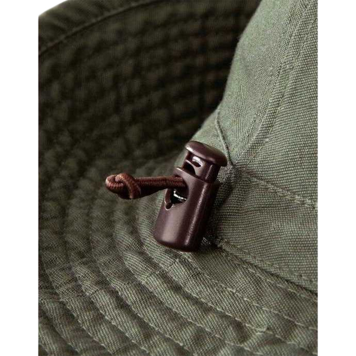 Olive Green - Side - Beechfield Unisex Adult Outback Canvas Sun Hat