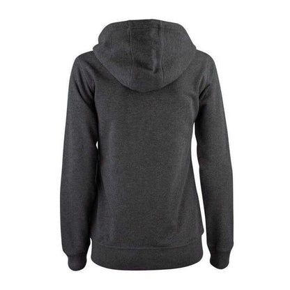 Anthracite - Back - Clique Womens-Ladies Premium Organic Cotton Full Zip Hoodie