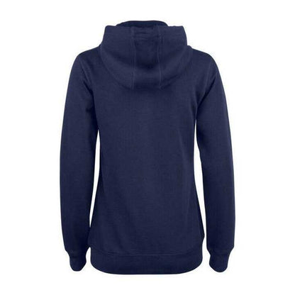 Dark Navy - Back - Clique Womens-Ladies Premium Organic Cotton Full Zip Hoodie