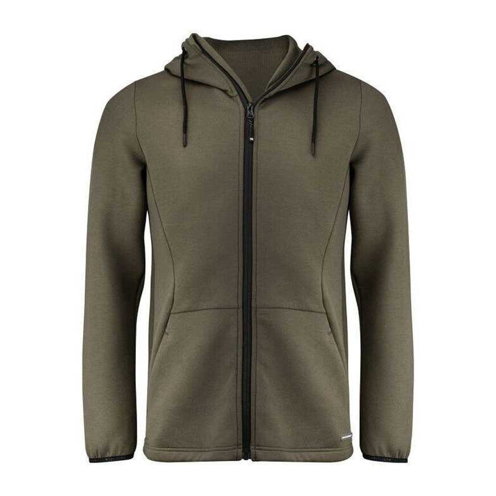 Ivy Green - Front - Cutter & Buck Mens Pemberton Lightweight Full Zip Hoodie