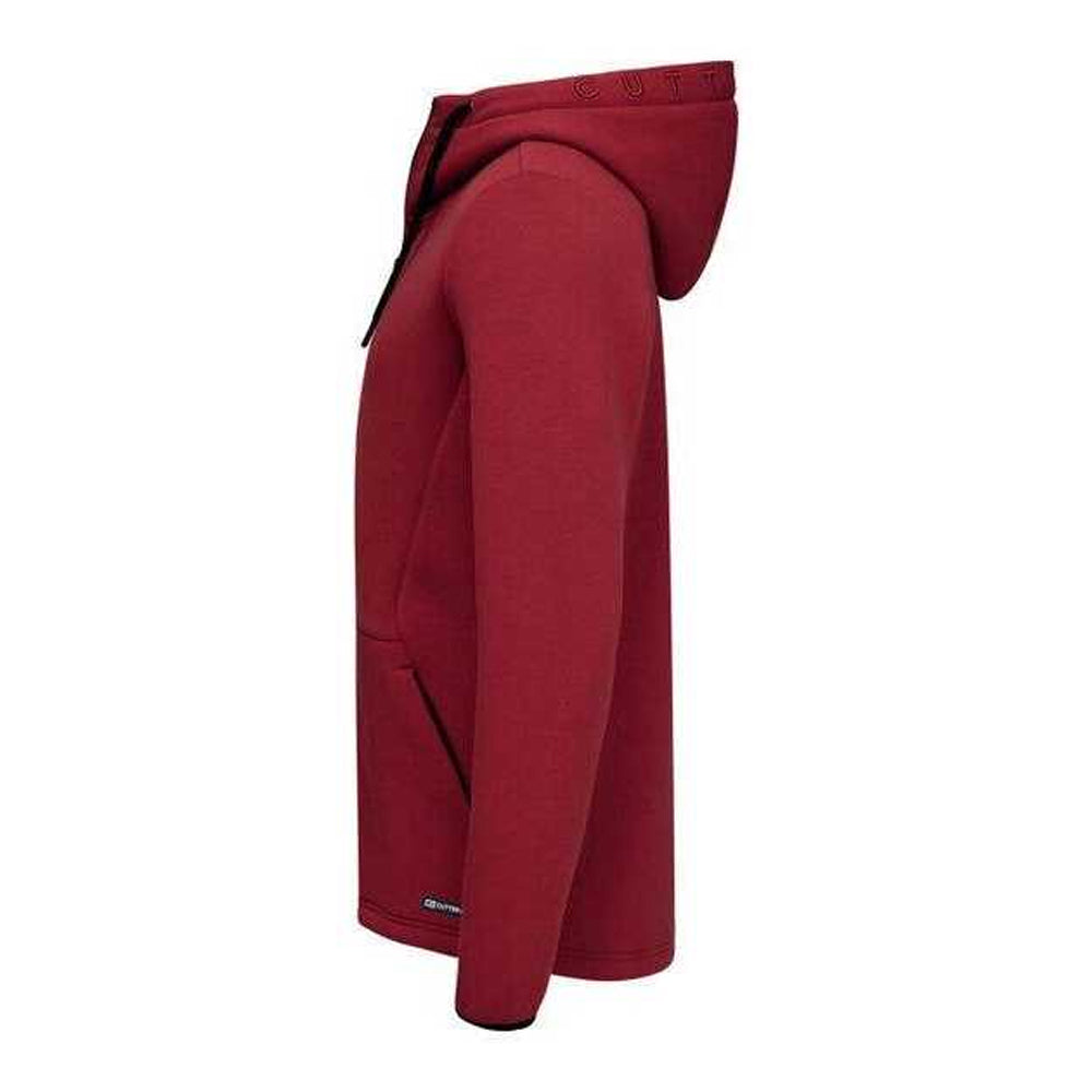 Biking Red - Side - Cutter & Buck Mens Pemberton Lightweight Full Zip Hoodie