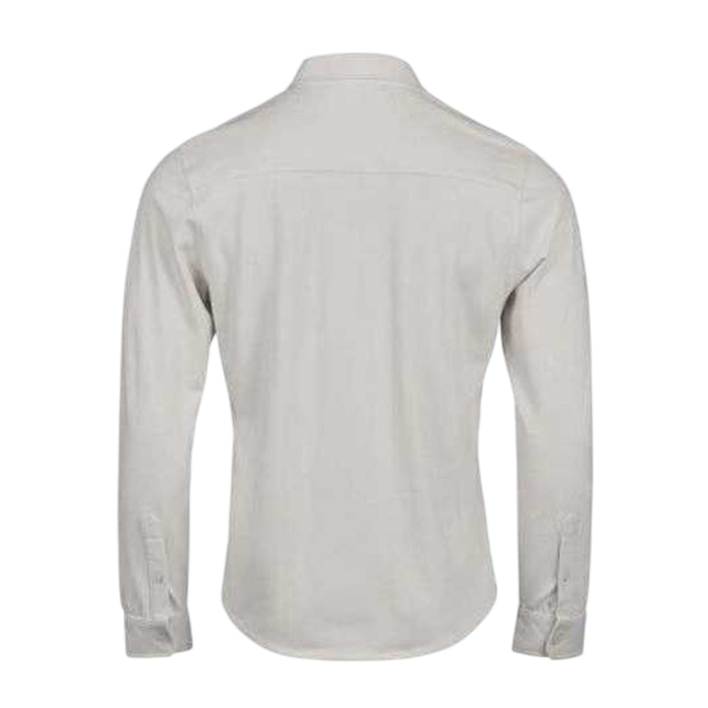 Cement - Back - Tee Jays Mens Luxury Stretch Tailored Shirt