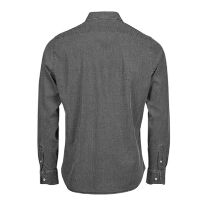 Black Denim - Back - Tee Jays Mens Denim Shirt