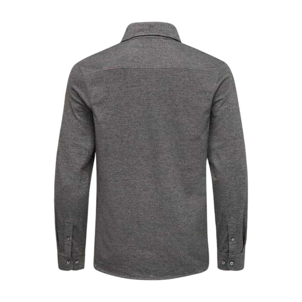Anthracite - Back - Cutter & Buck Mens Advantage Shirt