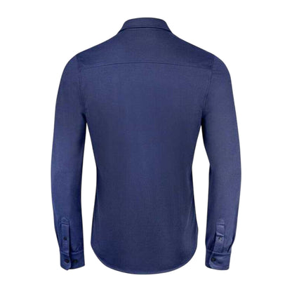 Dark Navy - Back - Cutter & Buck Mens Advantage Shirt