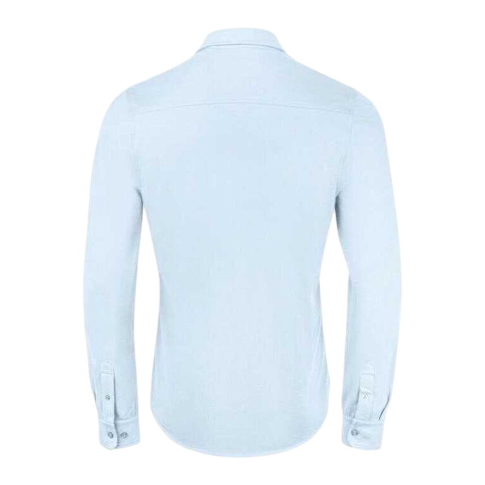 Heaven Blue - Back - Cutter & Buck Mens Advantage Shirt