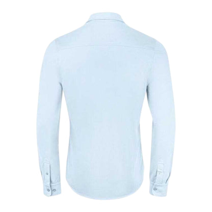 Heaven Blue - Back - Cutter & Buck Mens Advantage Shirt